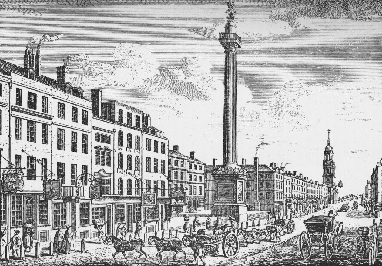 Pomnik, City of London, c1755 1903 autorstwa Thomas Bowles