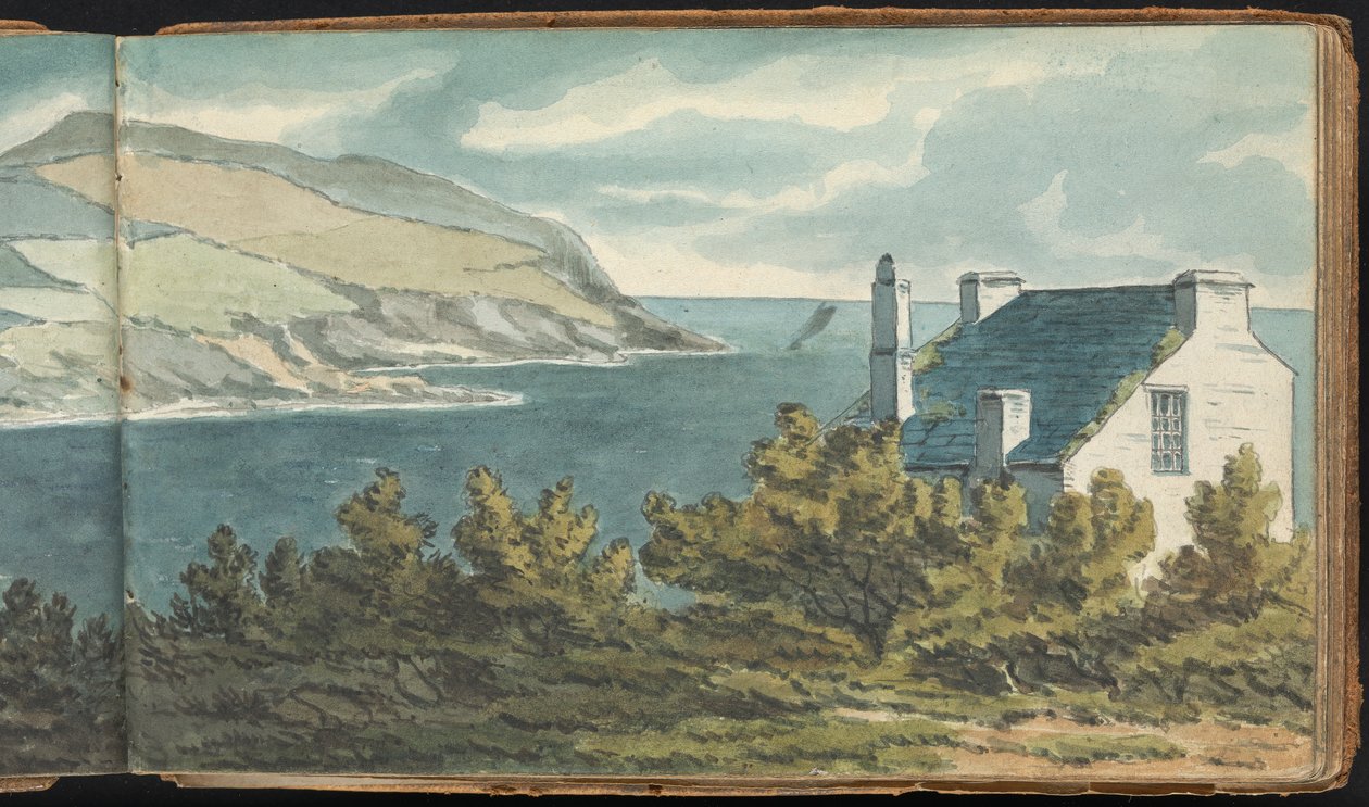 Álbum de Estudos de Paisagens e Figuras: Rocky Coastal Scenepolish autorstwa Thomas Bradshaw