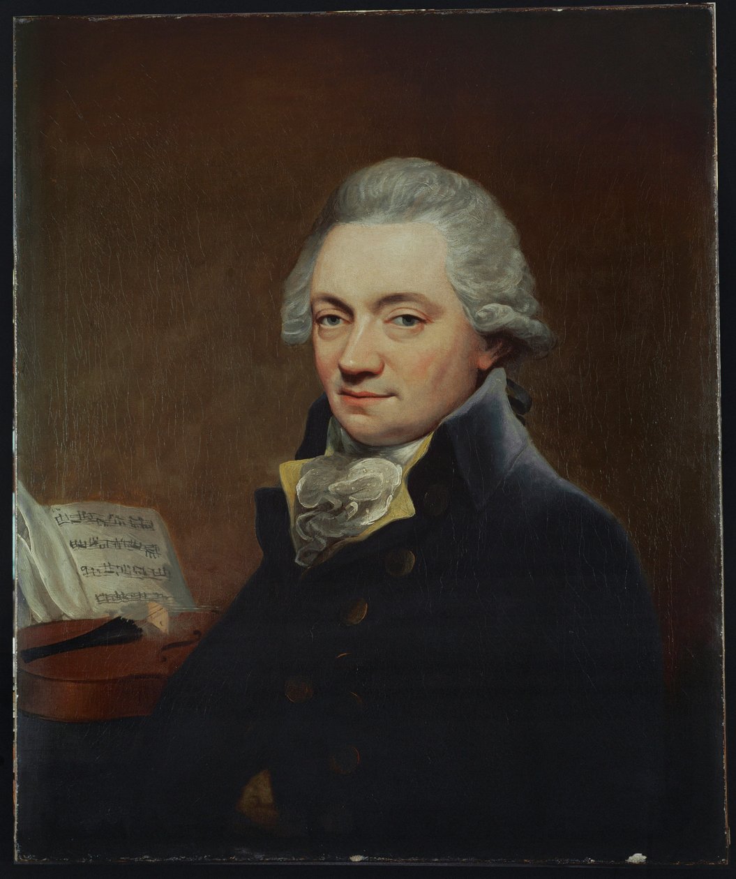 Johann Peter Salomon, wydawca Josepha Haydna w Londynie ... (olej na płótnie) autorstwa Thomas Bush Hardy