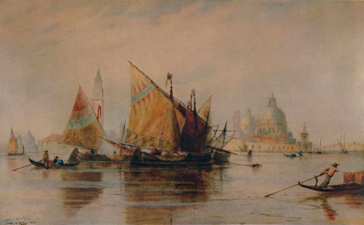 Santa Maria della Salute, Wenecja, 1880, 1935 autorstwa Thomas Bush Hardy