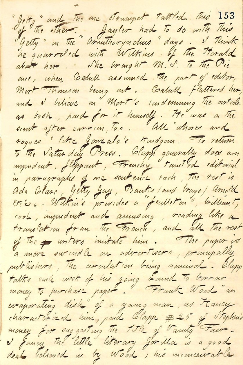 Pamiętniki Thomasa Butlera Gunna - Tom 11, strona 162, 29 listopada 1859 r autorstwa Thomas Butler Gunn