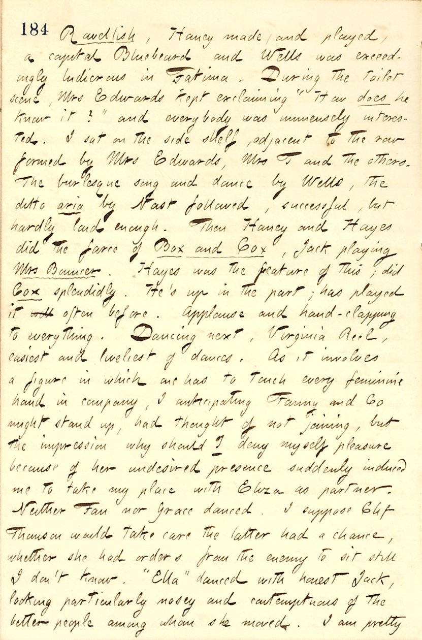 Pamiętniki Thomasa Butlera Gunna - Tom 11, strona 193, 26 grudnia 1859 r autorstwa Thomas Butler Gunn
