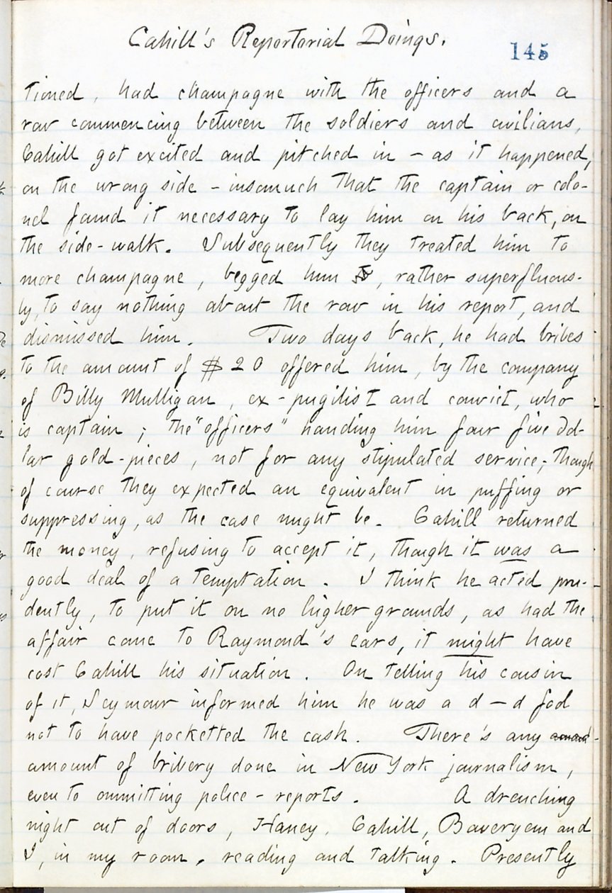 Pamiętniki Thomasa Butlera Gunna - Tom 16, strona 166, 10 maja 1861 r autorstwa Thomas Butler Gunn