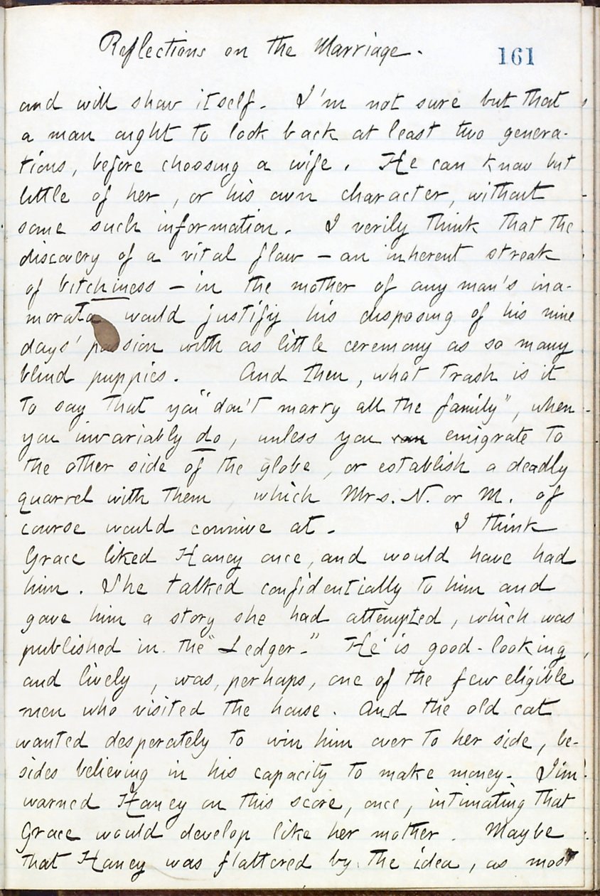 Pamiętniki Thomasa Butlera Gunna - Tom 16, strona 183, 14 maja 1861 r autorstwa Thomas Butler Gunn