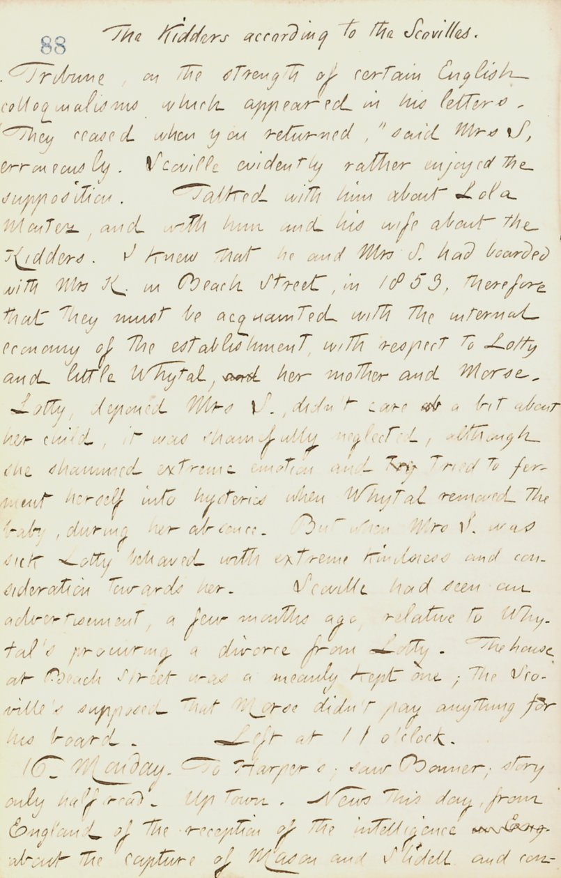 Pamiętniki Thomasa Butlera Gunna - Tom 18, strona 99, 15 grudnia 1861 r autorstwa Thomas Butler Gunn