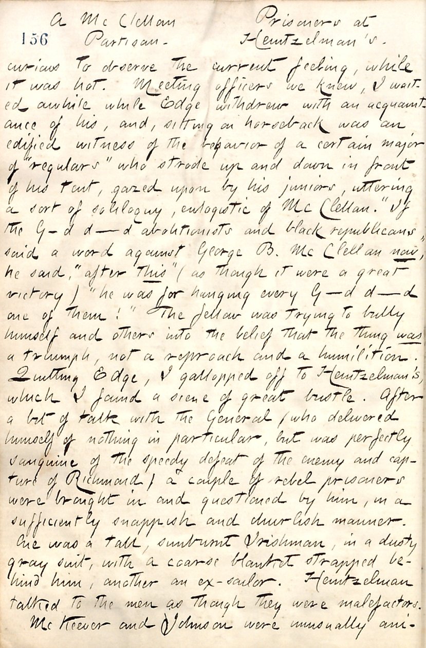 Pamiętniki Thomasa Butlera Gunna - Tom 19, strona 177, 4 maja 1862 r autorstwa Thomas Butler Gunn