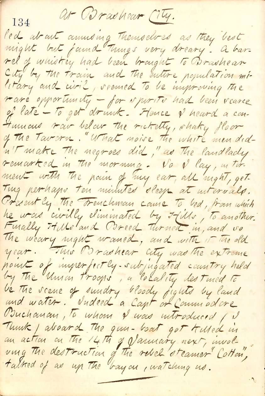 Pamiętniki Thomasa Butlera Gunna - Tom 21, strona 148, 31 grudnia 1862 r autorstwa Thomas Butler Gunn
