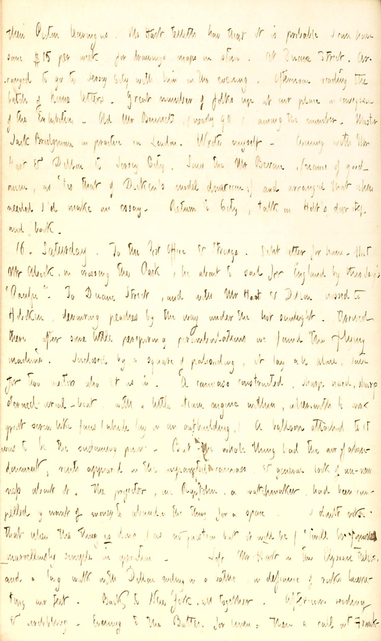 Pamiętniki Thomasa Butlera Gunna - Tom 2, strona 155, 15-16 sierpnia 1851 r autorstwa Thomas Butler Gunn