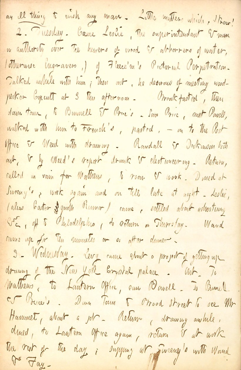 Pamiętniki Thomasa Butlera Gunna - Tom 5, strona 83, 1-3 listopada 1852 r autorstwa Thomas Butler Gunn