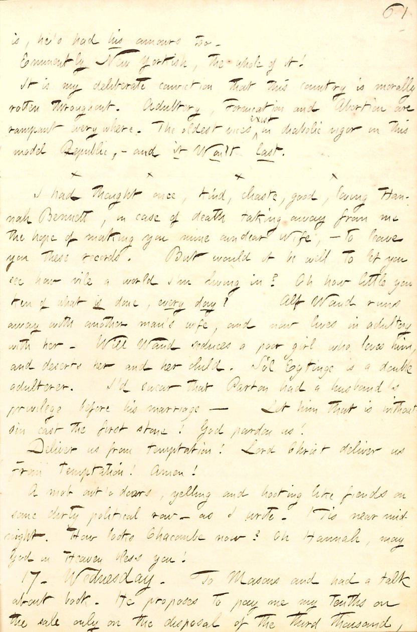 Pamiętniki Thomasa Butlera Gunna - Tom 8, strona 68, 16-17 września 1856 r autorstwa Thomas Butler Gunn