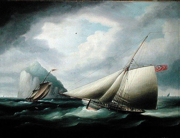 Bass Rock (olej na płótnie) autorstwa Thomas Buttersworth