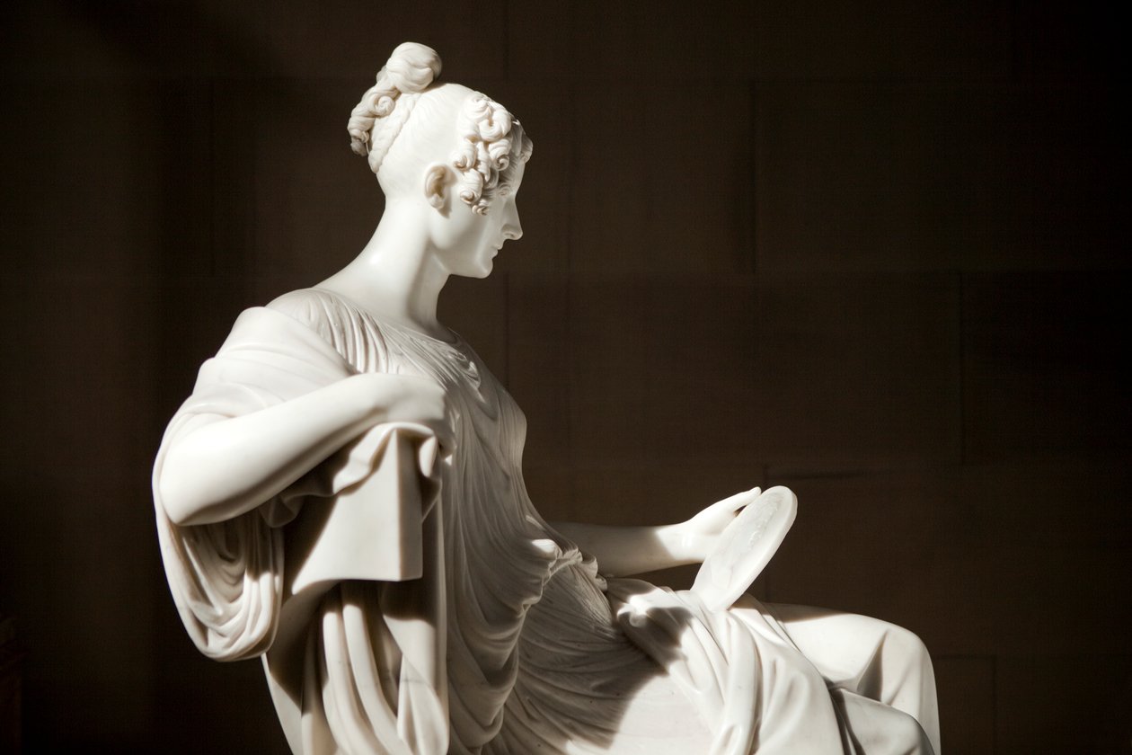 Rzeźba księżniczki Pauliny Borghese (marmur) autorstwa Thomas Campbell
