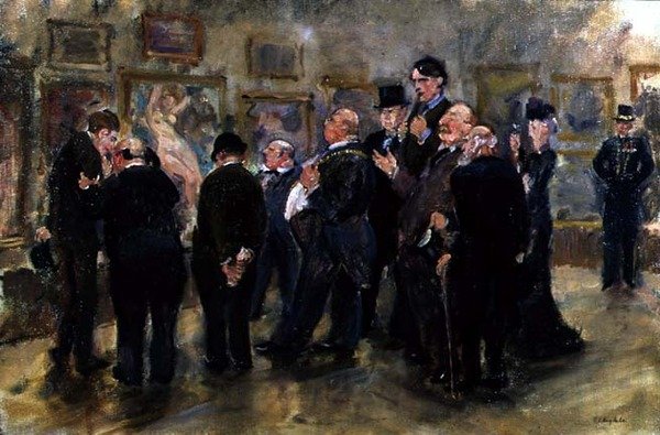 Komitet Zakupów (olej na płótnie) autorstwa Thomas Cantrell Dugdale