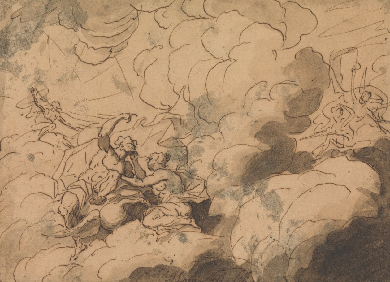 Ilustracja do Iliady Homera autorstwa Thomas Carwitham
