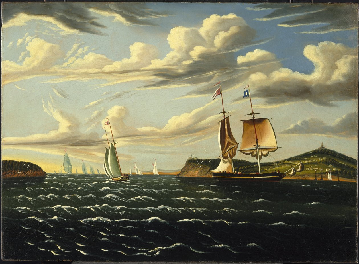 Staten Island i Narrows autorstwa Thomas Chambers