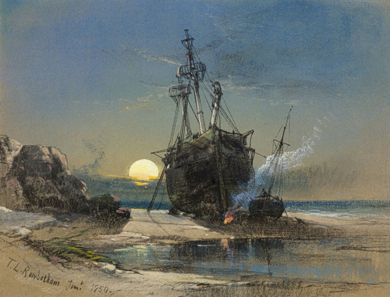 Światło księżyca autorstwa Thomas Charles Leeson Rowbotham