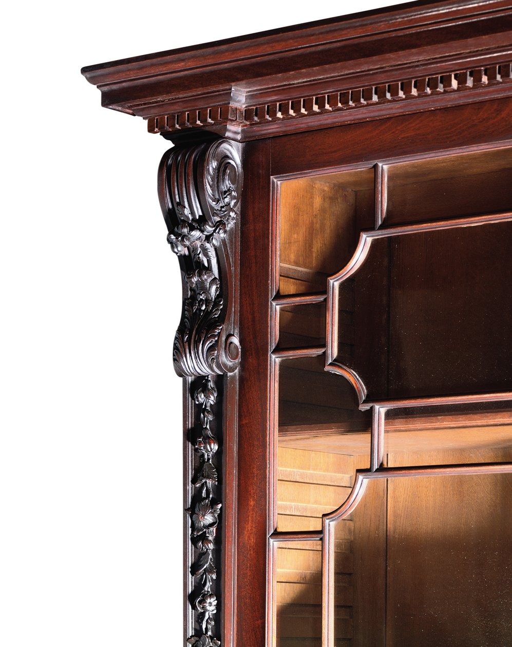 Przełamany regał George III autorstwa Thomas Chippendale