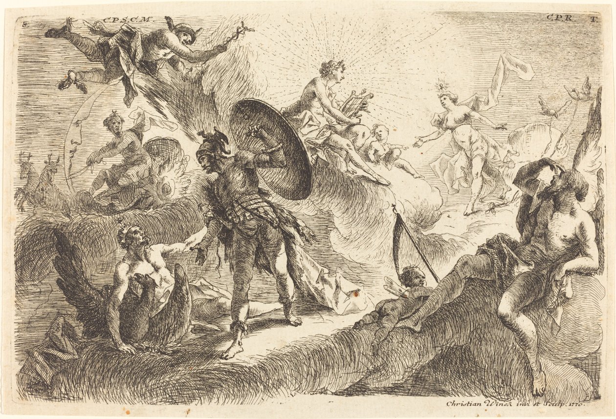 Siedem planet autorstwa Thomas Christian Winck