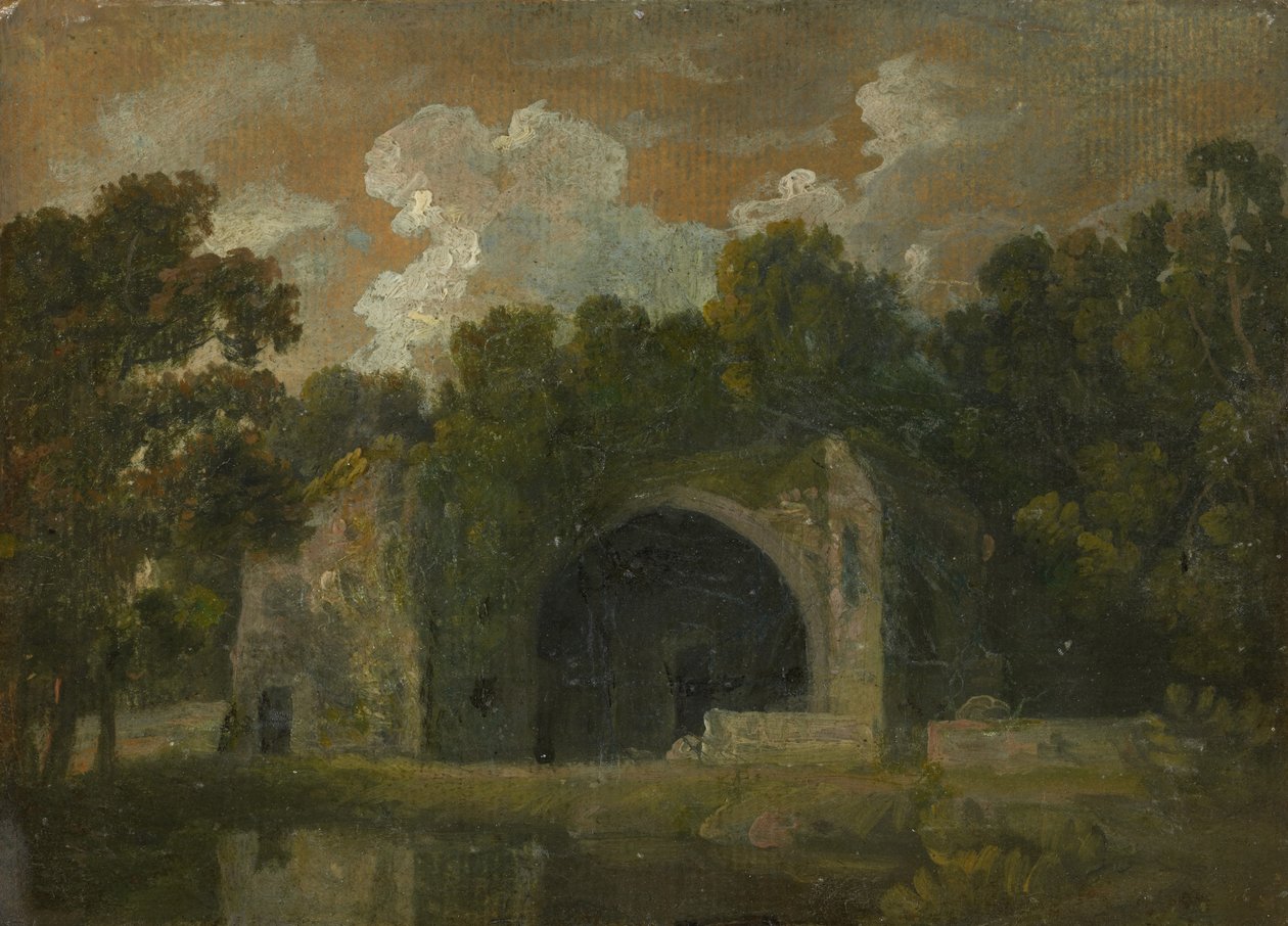 Ruiny w krajobrazie autorstwa Thomas Churchyard