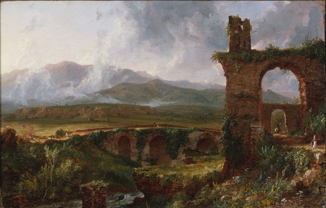 Widok w pobliżu Tivoli (rano) autorstwa Thomas Cole