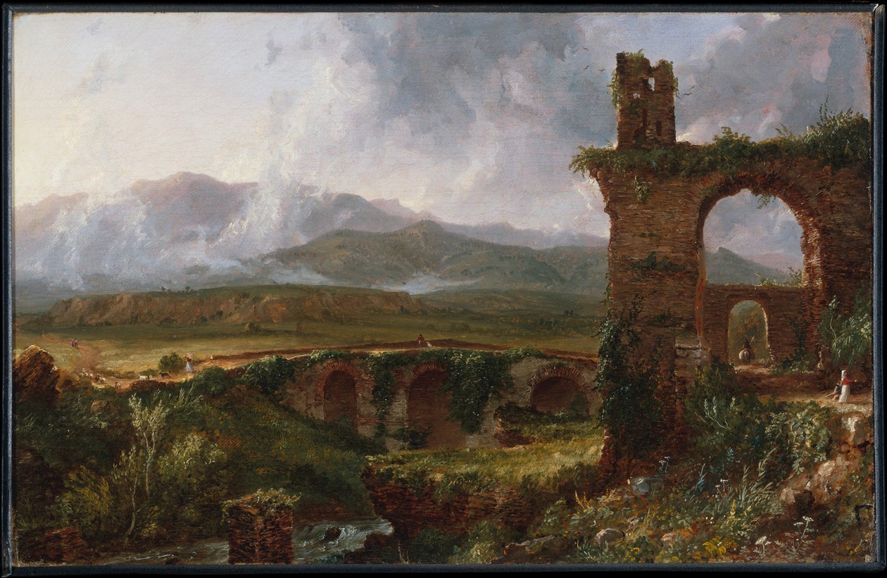 Widok w pobliżu Tivoli (rano) autorstwa Thomas Cole