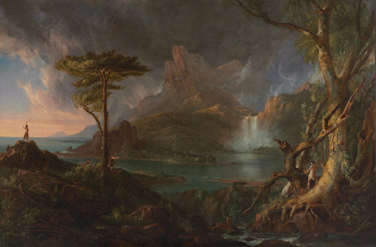 Dzika scena autorstwa Thomas Cole