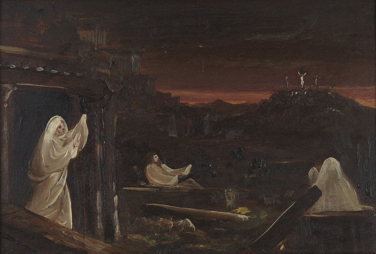 Zmarli powstający z grobów autorstwa Thomas Cole
