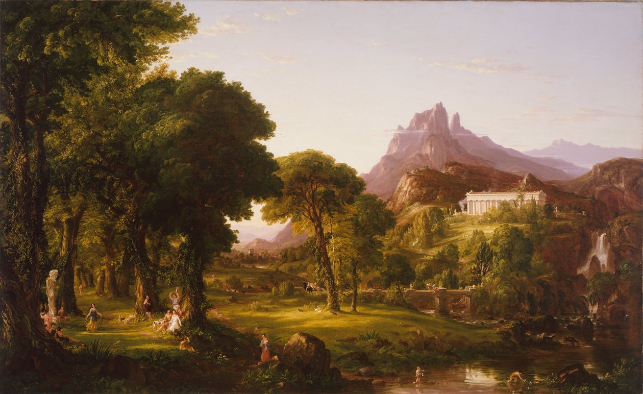 Sen o Arkadii autorstwa Thomas Cole