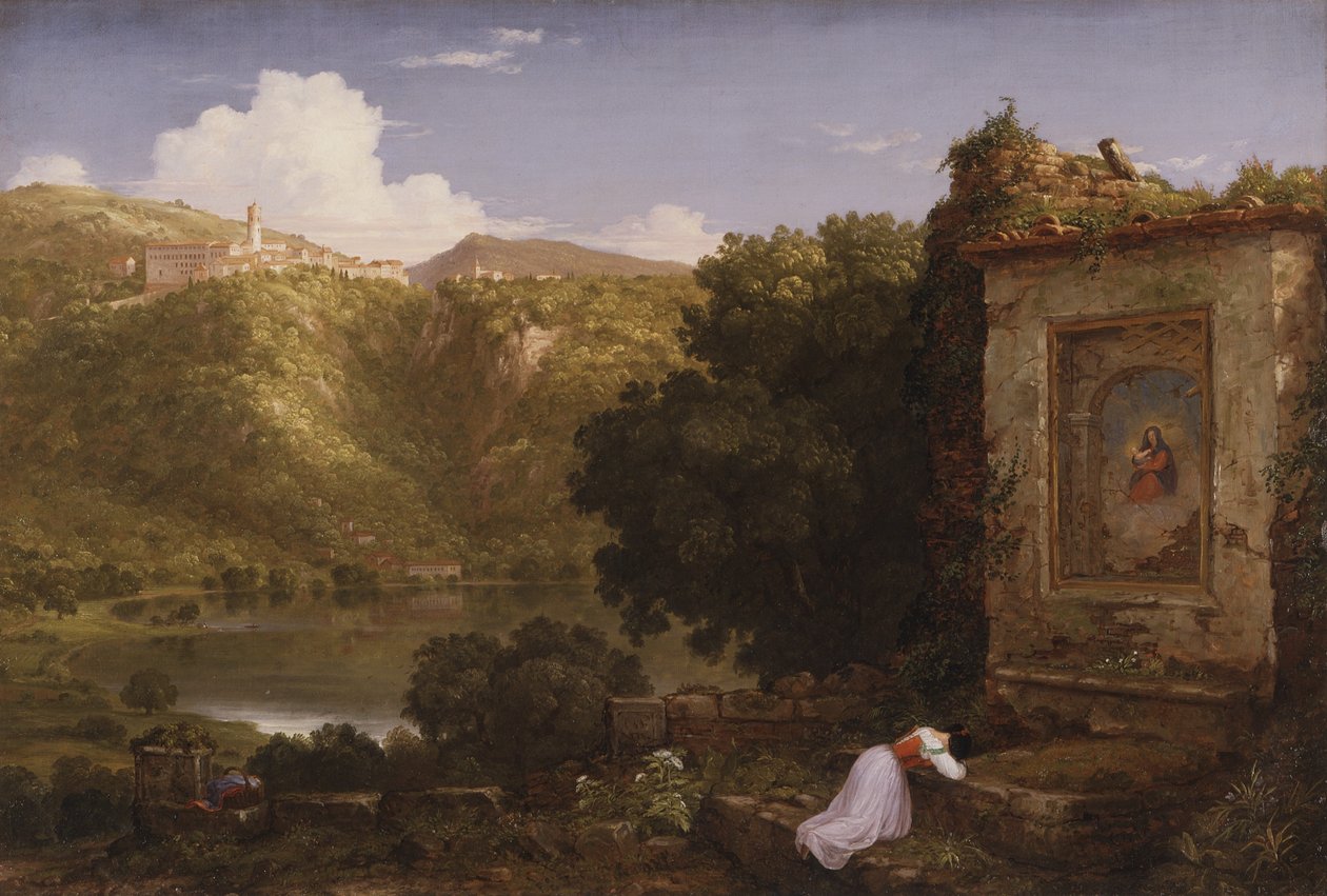 Zamyślony, 1845 autorstwa Thomas Cole