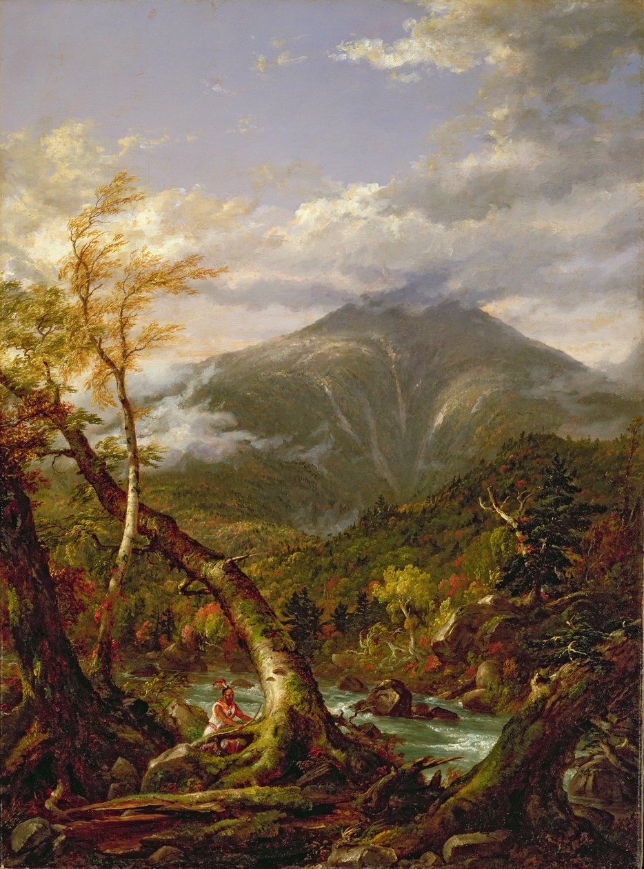 Przełęcz indyjska autorstwa Thomas Cole