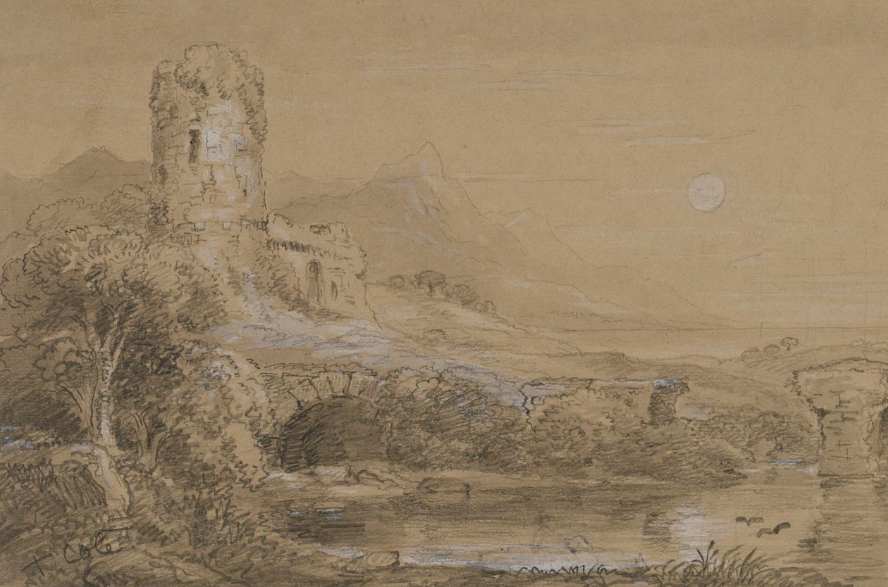 Krajobraz włoski autorstwa Thomas Cole