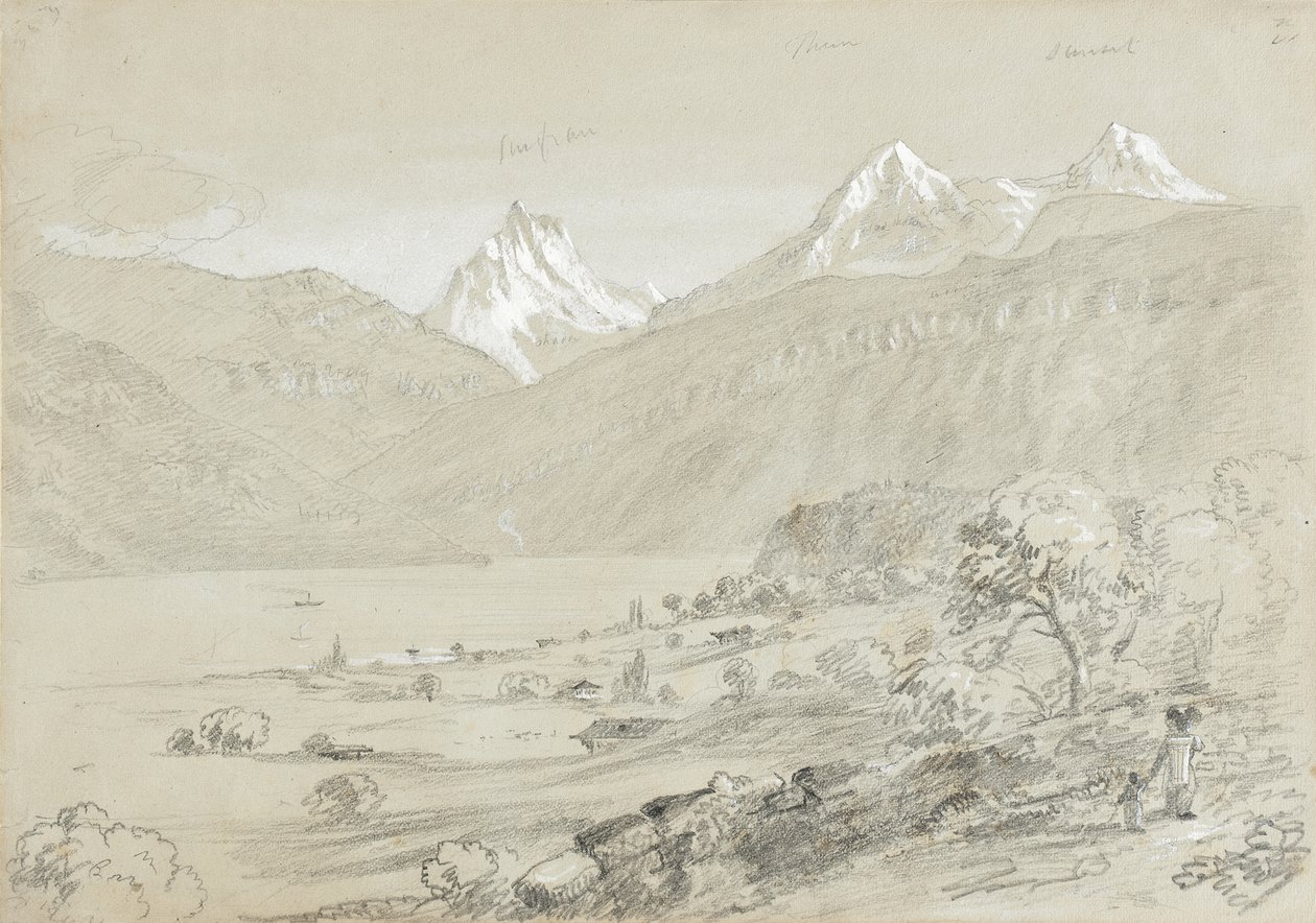 Krajobraz z Jungfrau autorstwa Thomas Cole