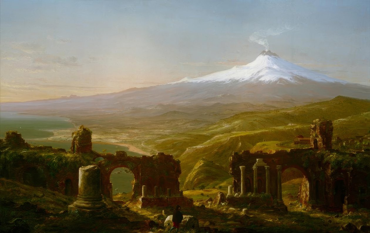 Etna z Taorminy autorstwa Thomas Cole
