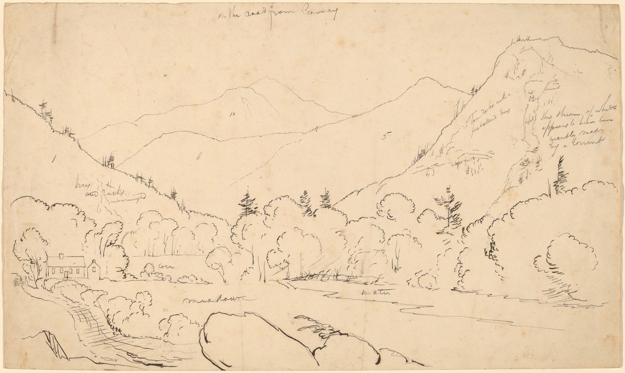 W drodze z Conway autorstwa Thomas Cole