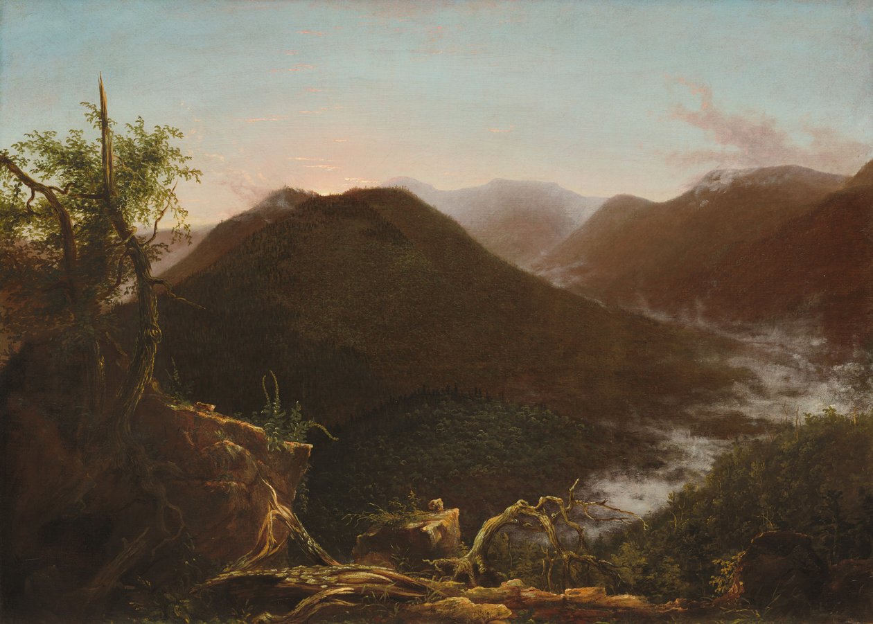 Wschód słońca w Catskills, 1826. autorstwa Thomas Cole