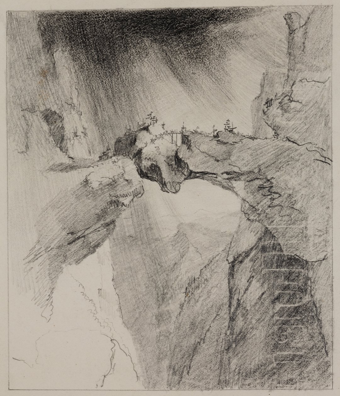 Most Strachu autorstwa Thomas Cole