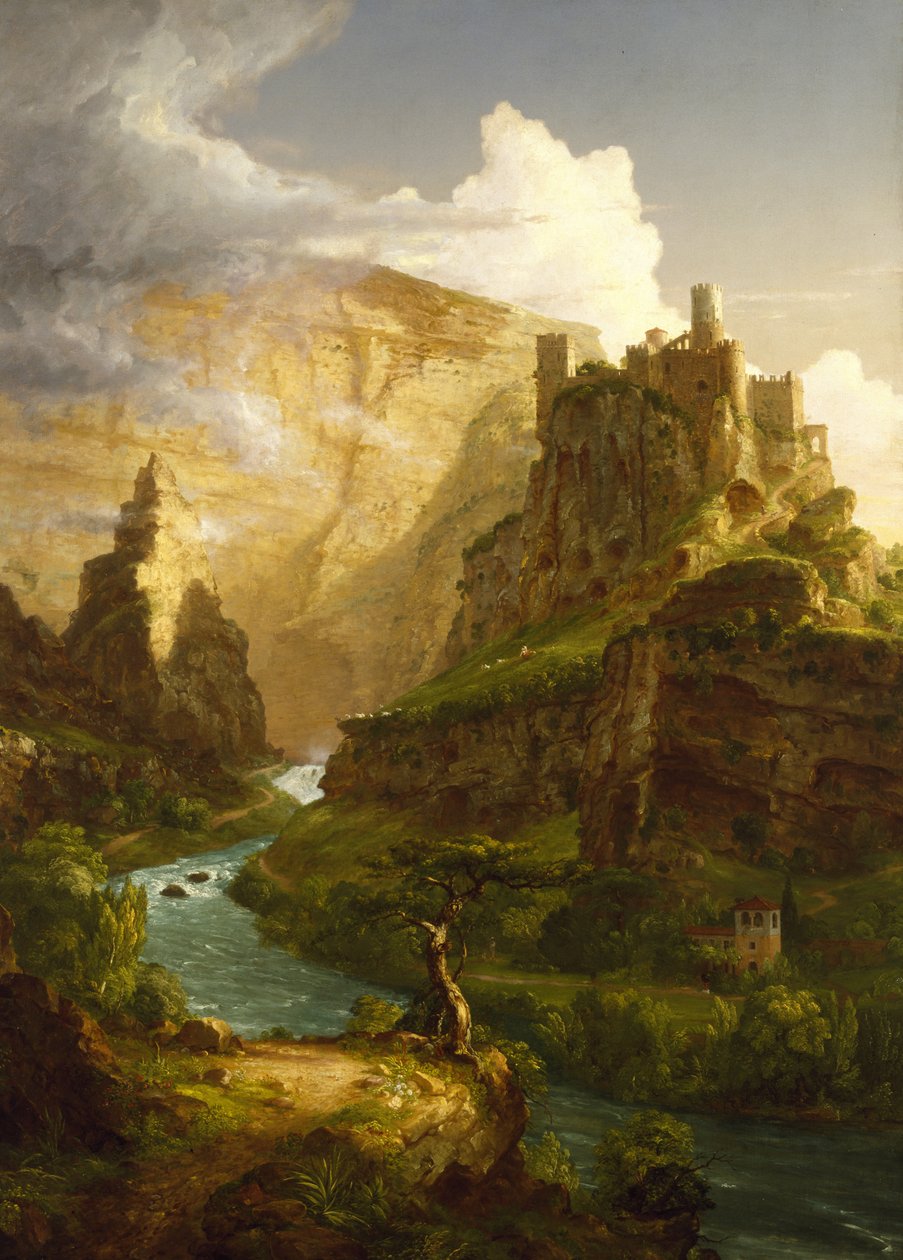 Fontanna Vaucluse autorstwa Thomas Cole