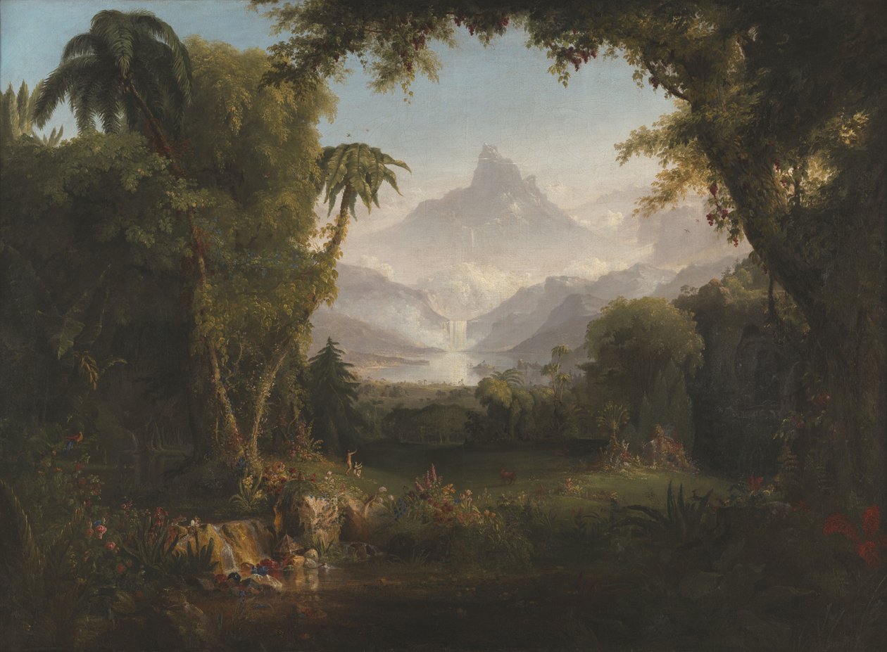 Rajski Ogród  autorstwa Thomas Cole