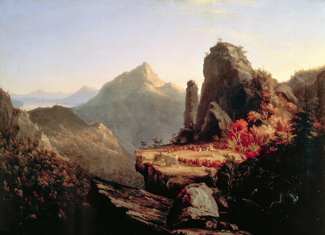 Ostatni Mohikanin autorstwa Thomas Cole