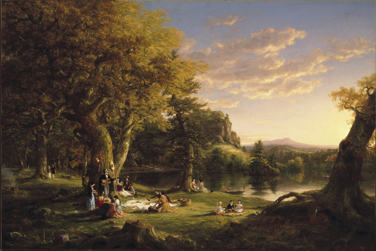 Piknik autorstwa Thomas Cole