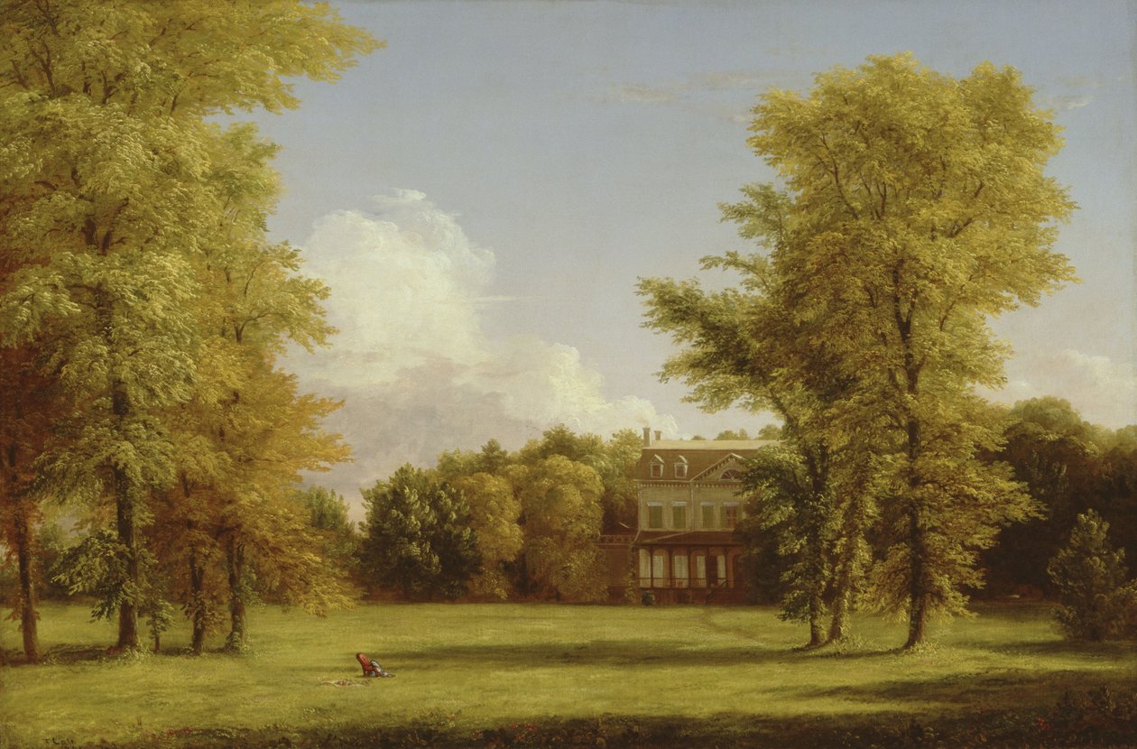 Posiadłość Van Rensselaerów autorstwa Thomas Cole