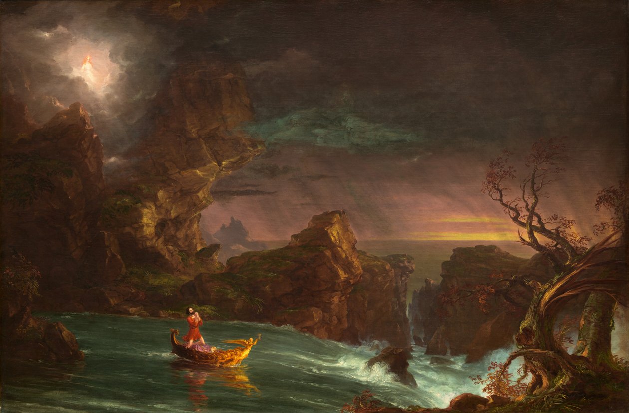 Podróż życia: męskość autorstwa Thomas Cole