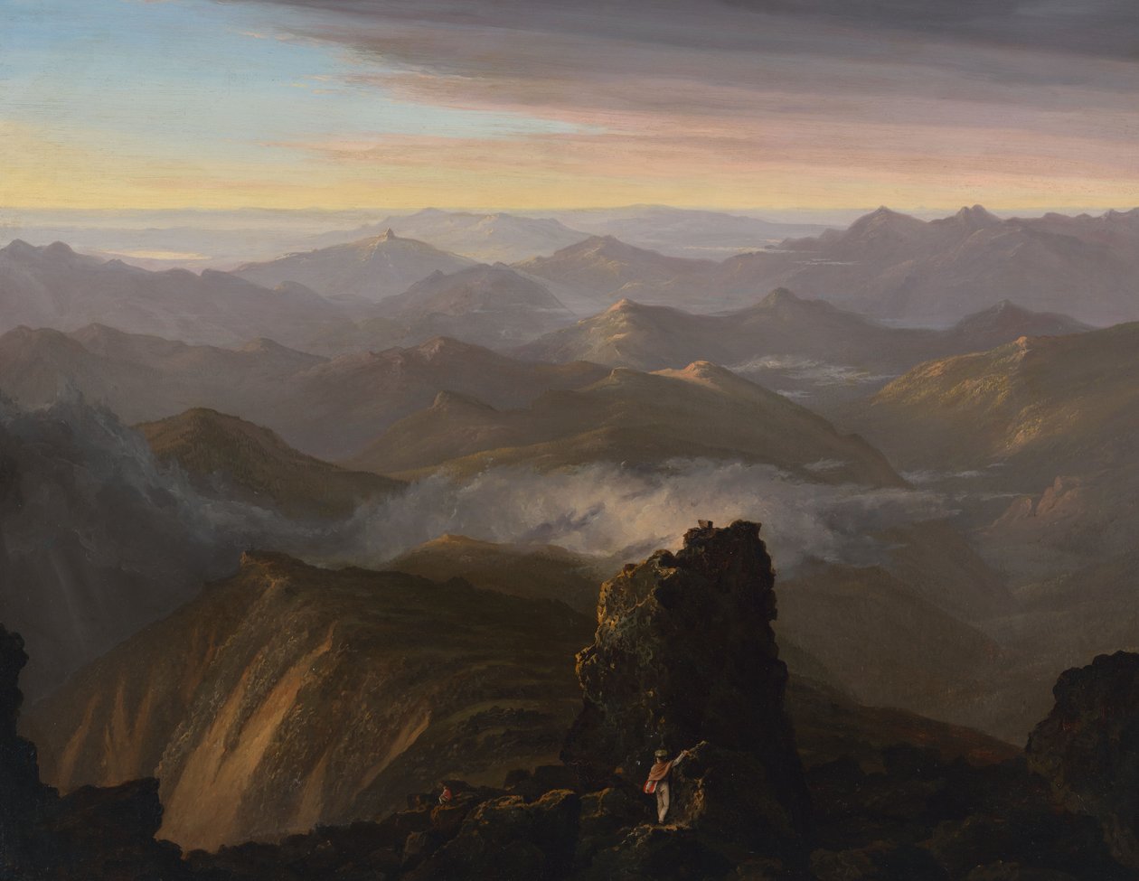 Widok z okolic szczytu Mount Washington, N.H. autorstwa Thomas Cole