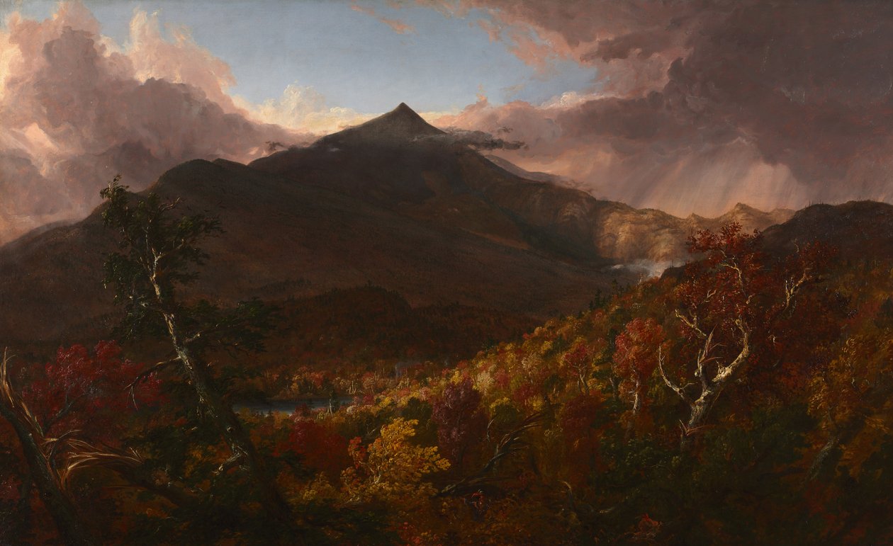 Widok na górę Schroon w hrabstwie Essex w stanie Nowy Jork po burzy autorstwa Thomas Cole