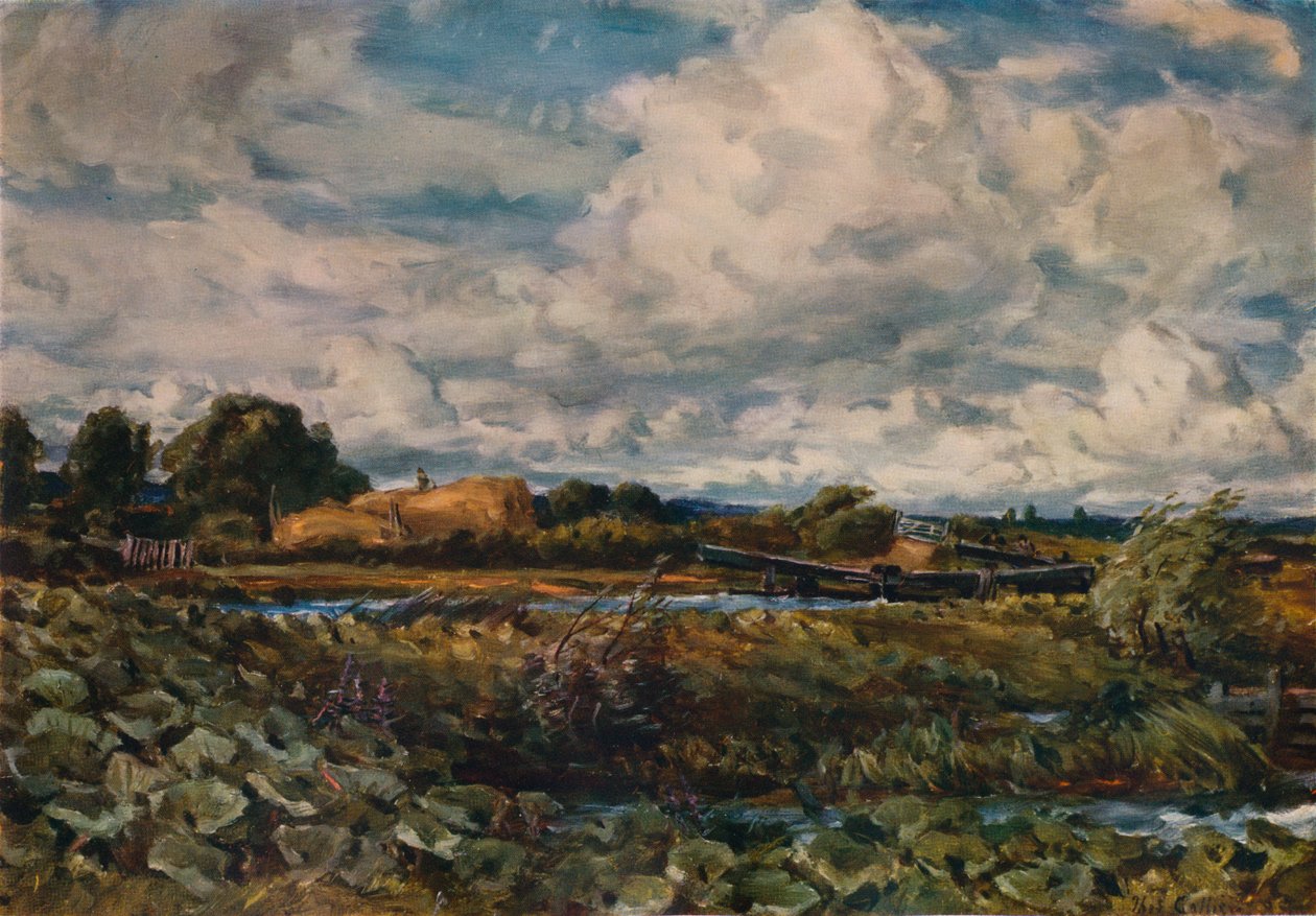Zamek na Kennet, 1889 autorstwa Thomas Collier