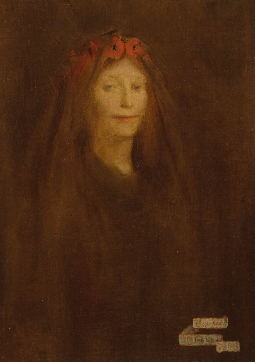 Studium „Śmierć panny młodej”, 1894 autorstwa Thomas Cooper Gotch