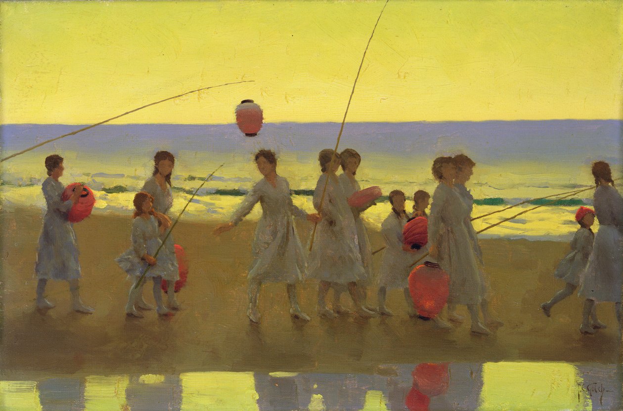 Sand Bar autorstwa Thomas Cooper Gotch