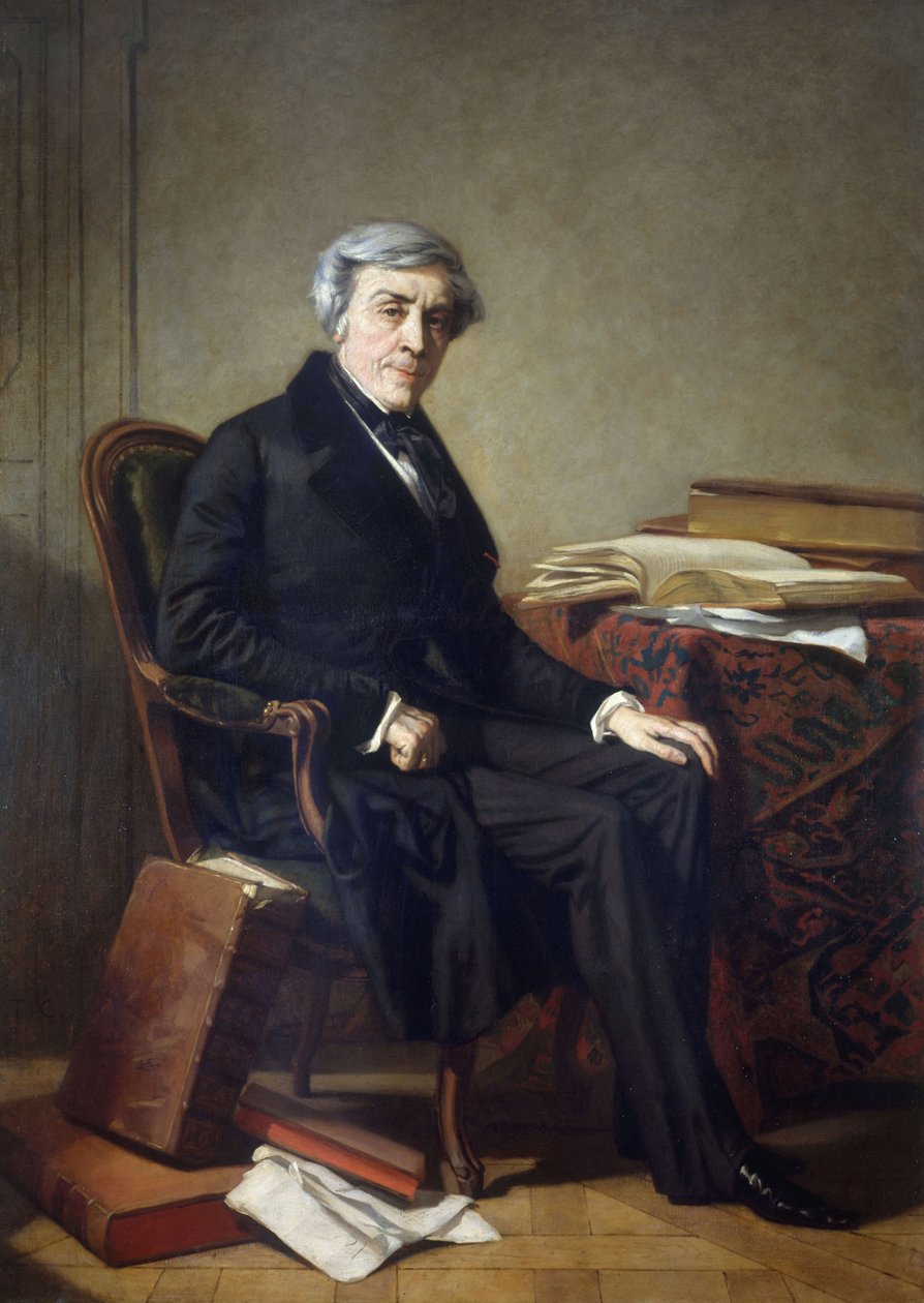 Portret Julesa Micheleta 1798-1874, ok. 1865. autorstwa Thomas Couture