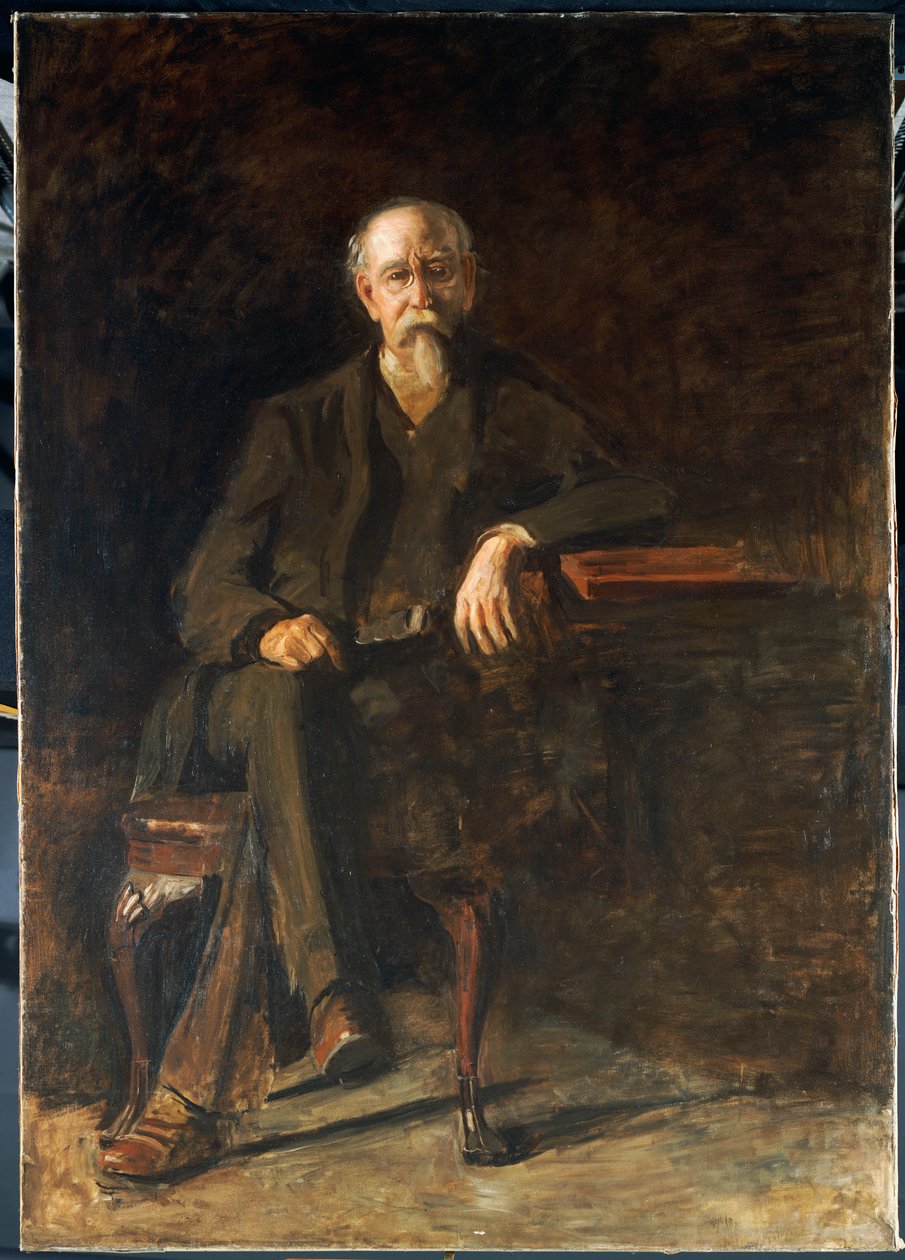 Portret dr. Williama Thompsona, ok. 1907 autorstwa Thomas Cowperthwait Eakins