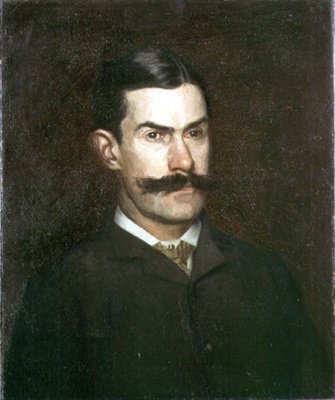 Portret Franka MacDowella, ok. 1886 (olej na płótnie) autorstwa Thomas Cowperthwait Eakins